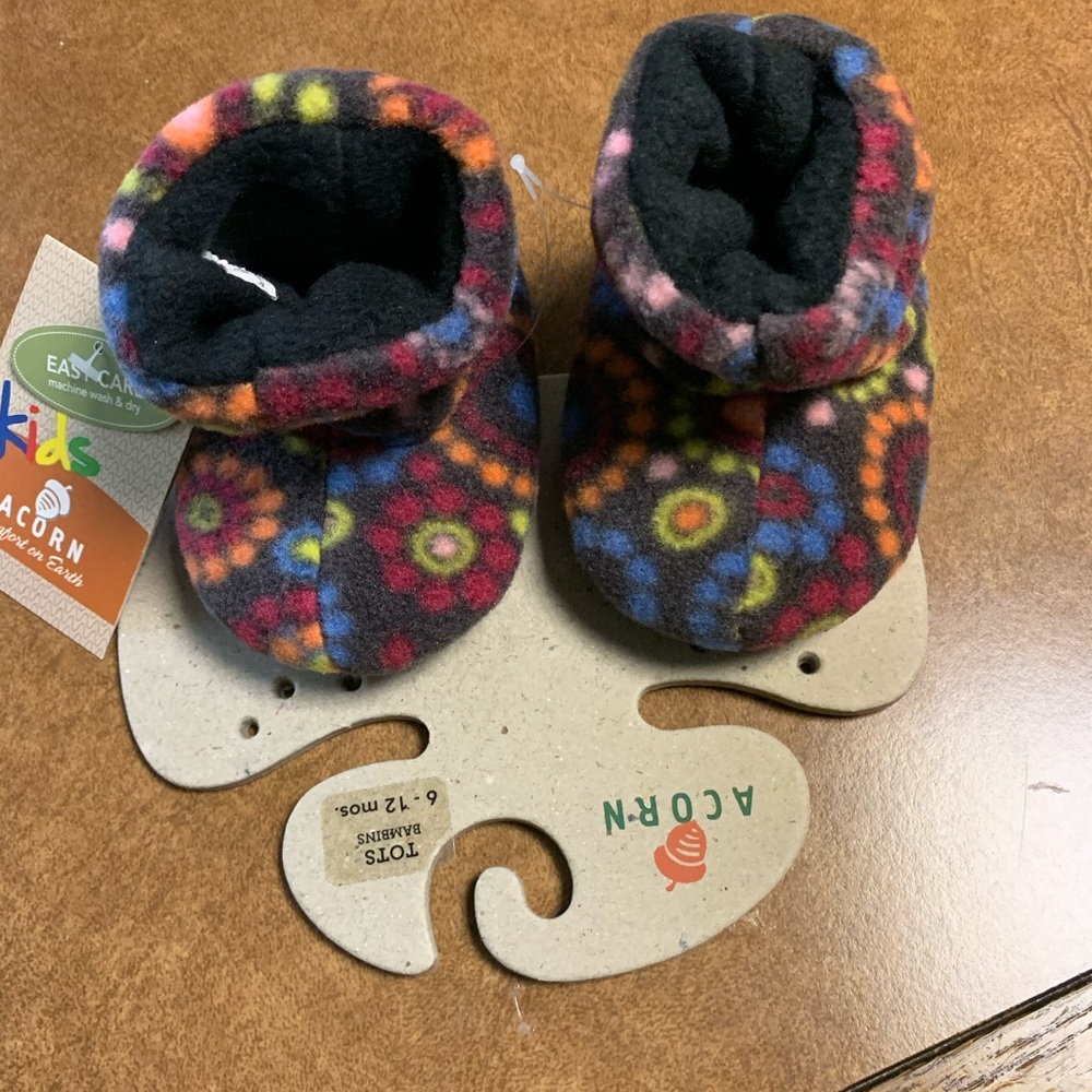 Acorn tots bambins slippers:booties